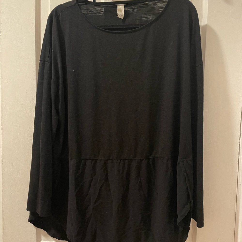 Ava & Viv LS Black Shirt